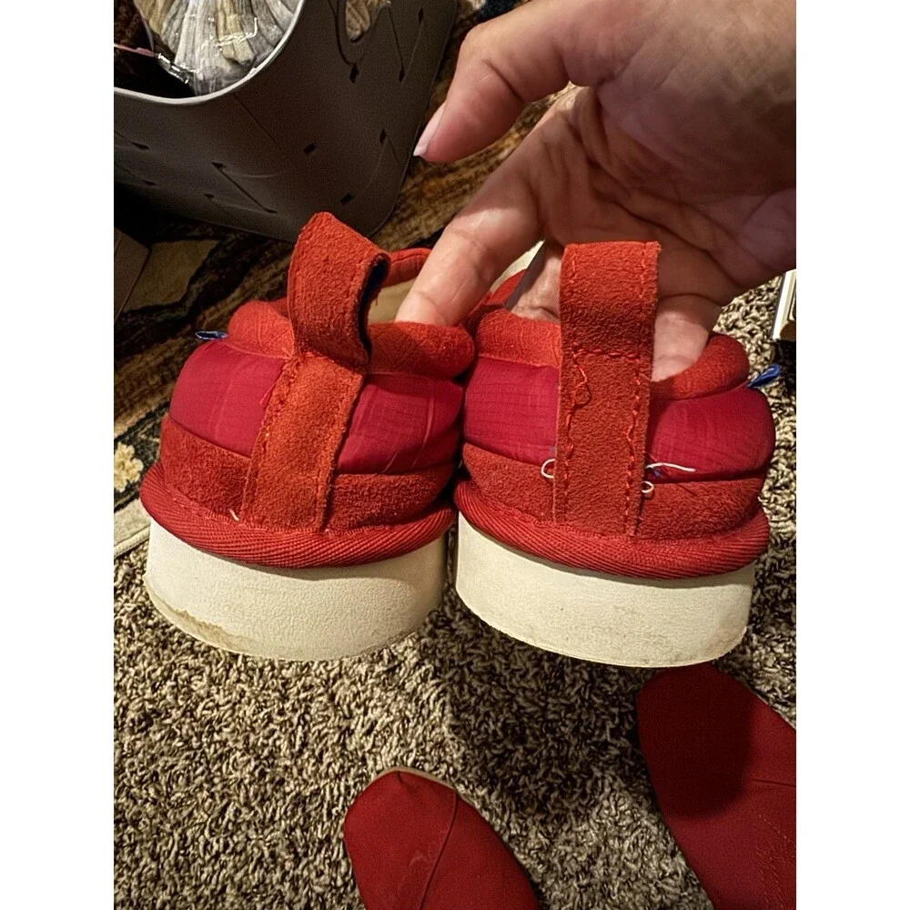 Ugg Tasman LTA Slipper Men Sz 10 Puff In/Outdoor Wool / Lyocell Lined Samba Red